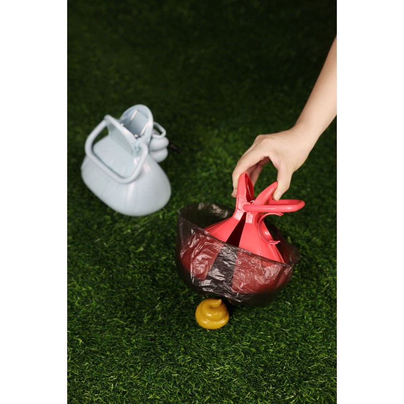 Pet Poop Scoop Manufacturer - Portable Handheld Size Waste Bag Included