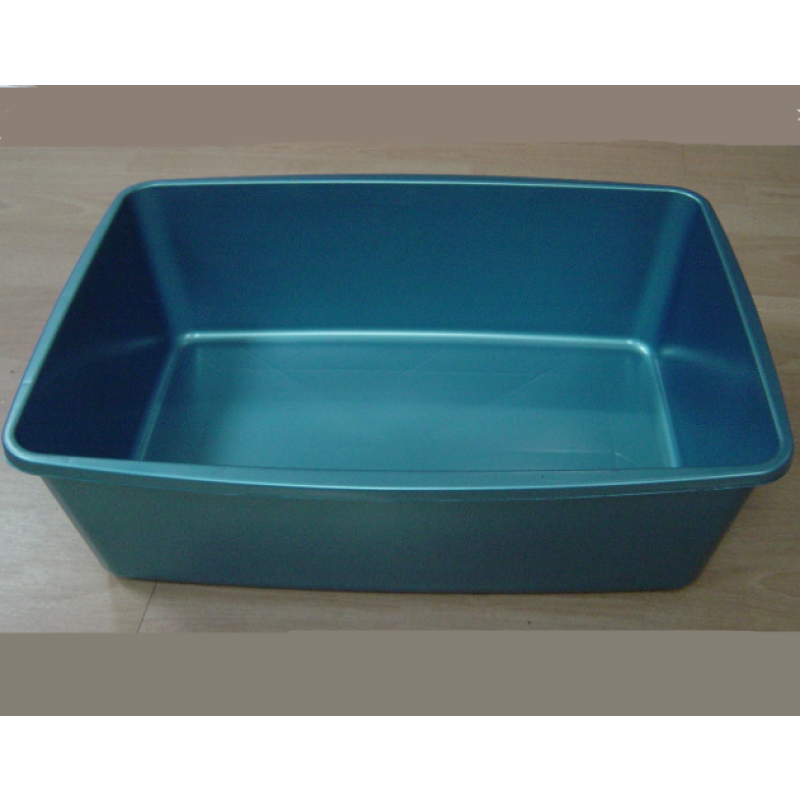Open Cat Litter Box Supplier - Rim Design Indoor Toilet Two Sizes OEM