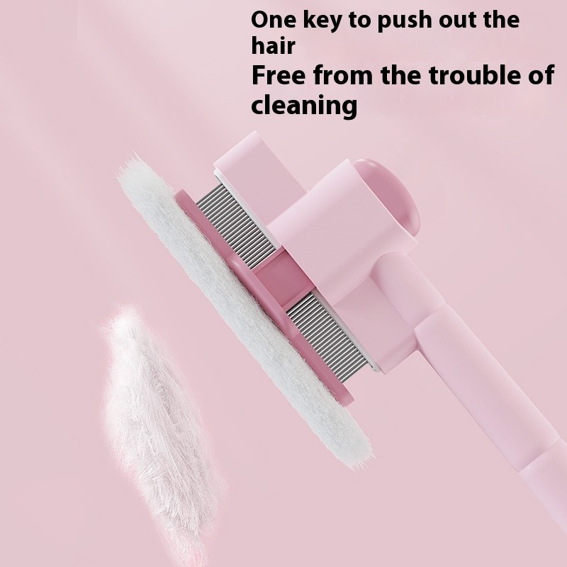 Cat Hair Removal Comb Factory - One-Button Floating Grooming