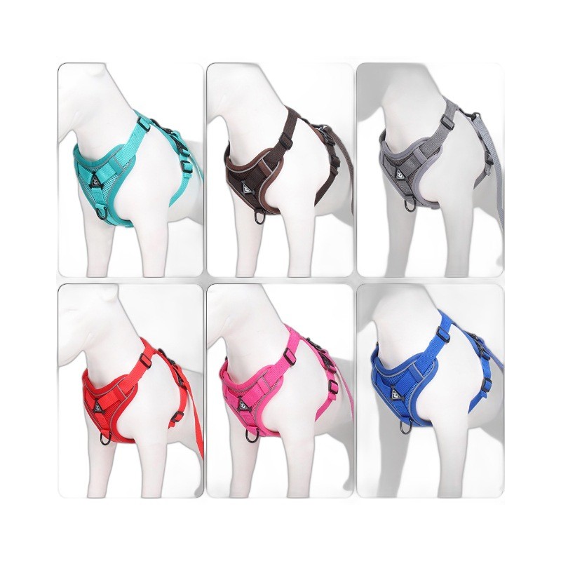 Dog Traction Vest Supplier - Reflective Nylon Breathable Closure