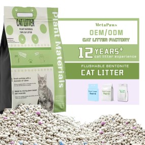 Bentonite Cat Litter Manufacturer - Strong Clumping Dust Free OEM