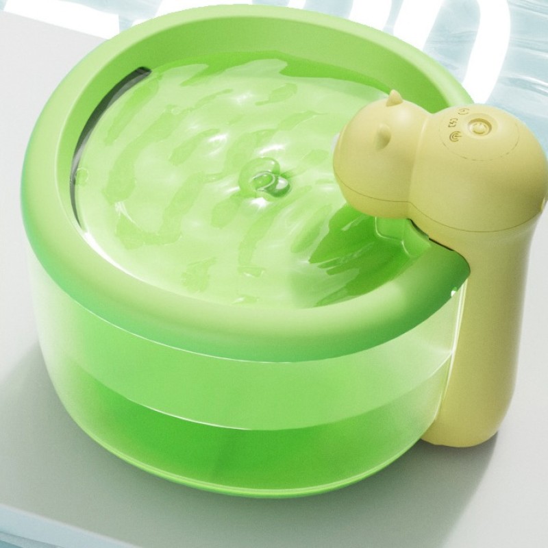 Automatic Cat Fountain Supplier - Wireless Sensor Charge Power Rounded Bowl