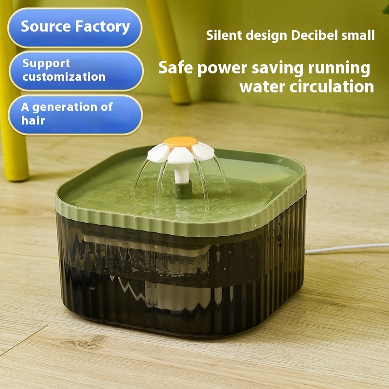 Pet Water Dispenser Supplier - Auto-Circulating 6L with Filter Element Cats Dogs