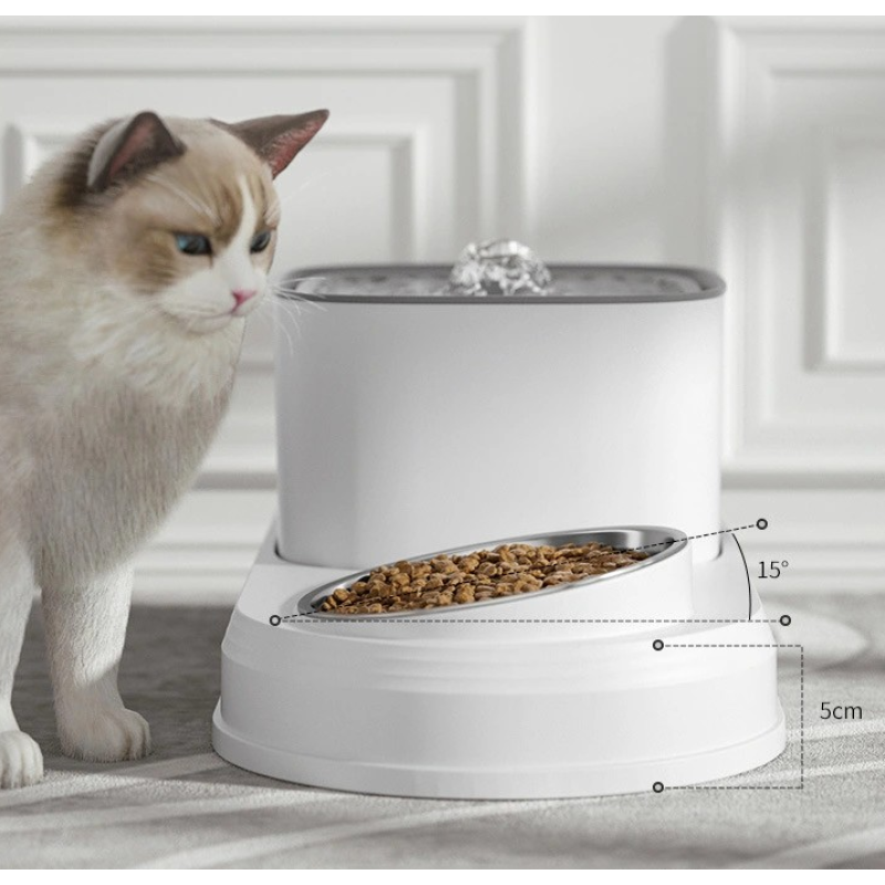 Automatic Pet Fountain Supplier - Stainless Steel Bowl Eco-friendly Durable