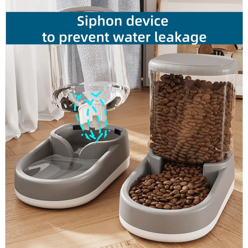 Portable Pet Water Fountain Supplier - Plastic Bowl 3.8L Travel No Battery