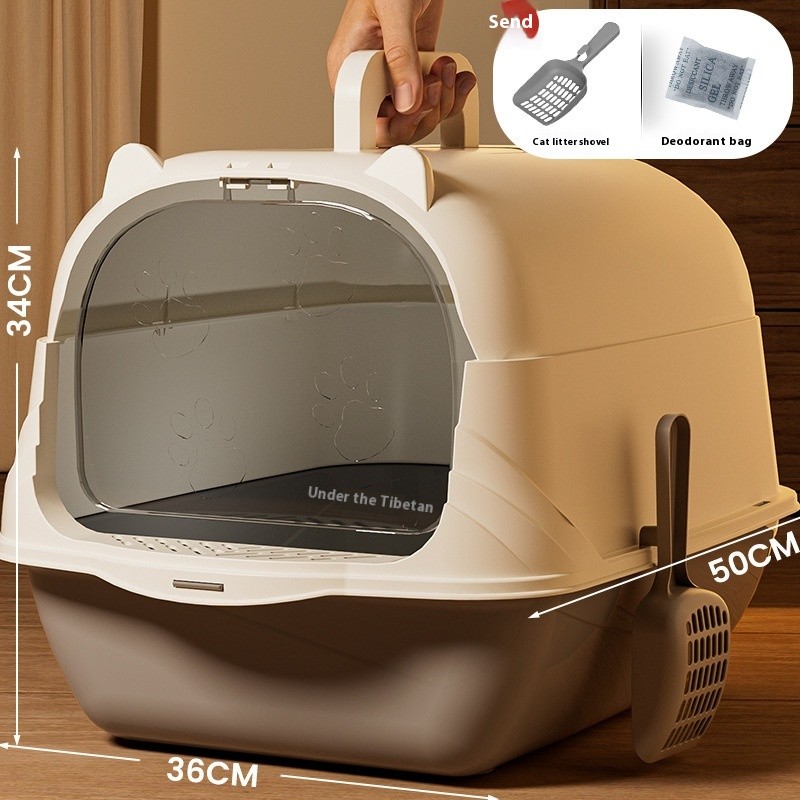 Cat Litter Box Factory - Fully Enclosed Oversized UV Sterilization Easy Clean