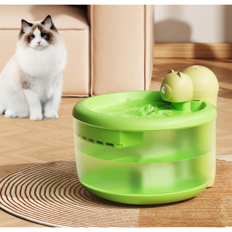 Automatic Cat Fountain Supplier - Wireless Sensor Charge Power Rounded Bowl