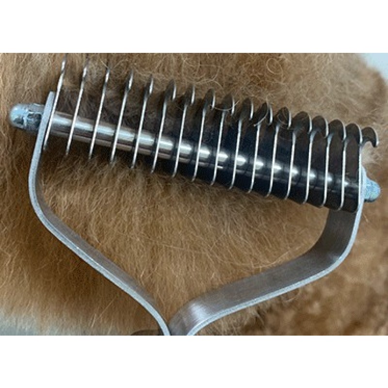 Pet Grooming Comb Supplier - Wooden Handle Large Dog Hair Brush Rake Comb