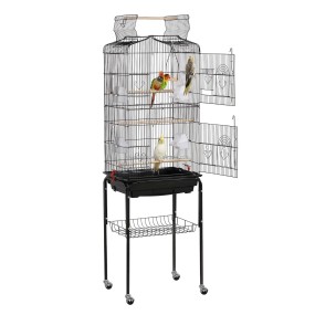 Parrot Cage Manufacturer - 64-inch Open Top Detachable Rolling