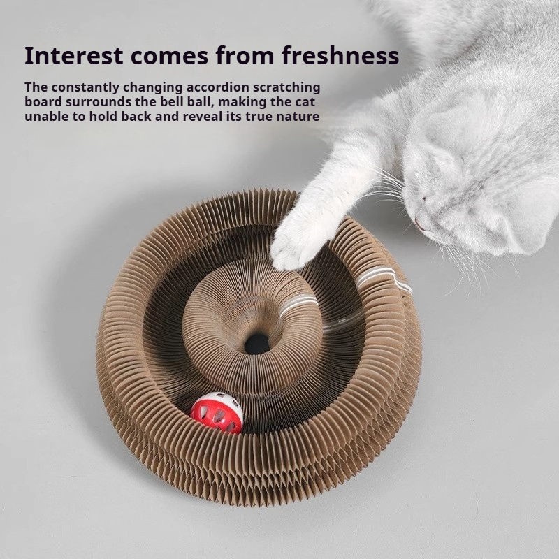 Cat Scratcher Manufacturer - Interactive Magic Foldable Accordion