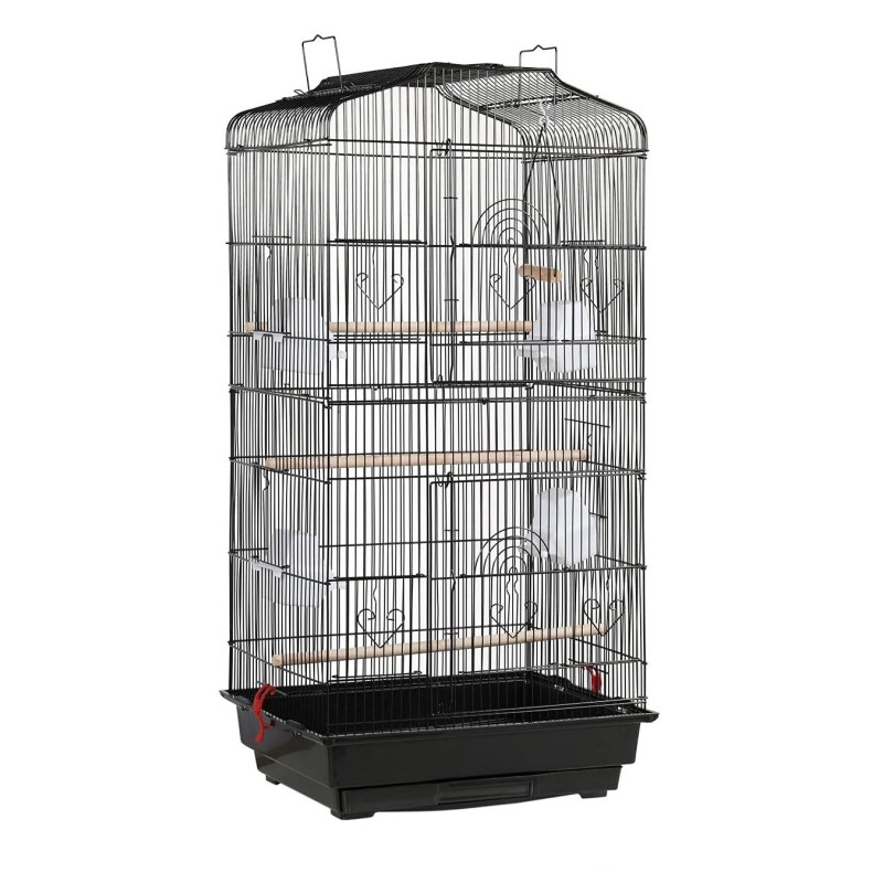 Bird Cage Supplier - 93cm Open Top Detachable Rolling Stand