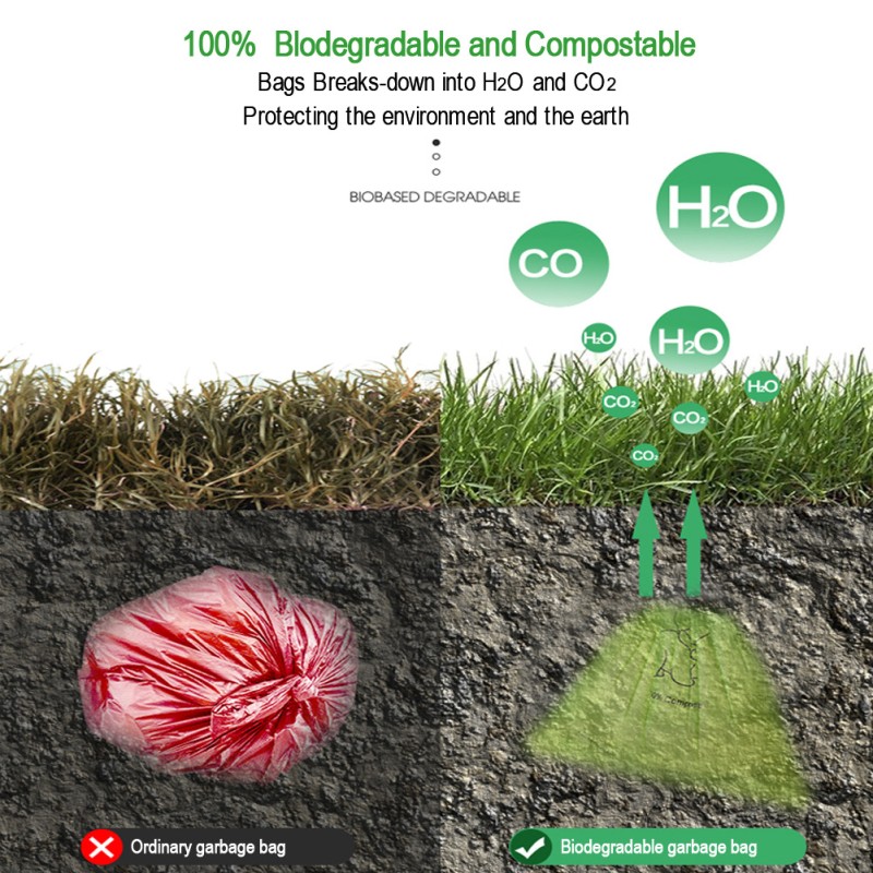 Custom Poop Bags Manufacturer - OEM Printed Cornstarch Compostable Bag