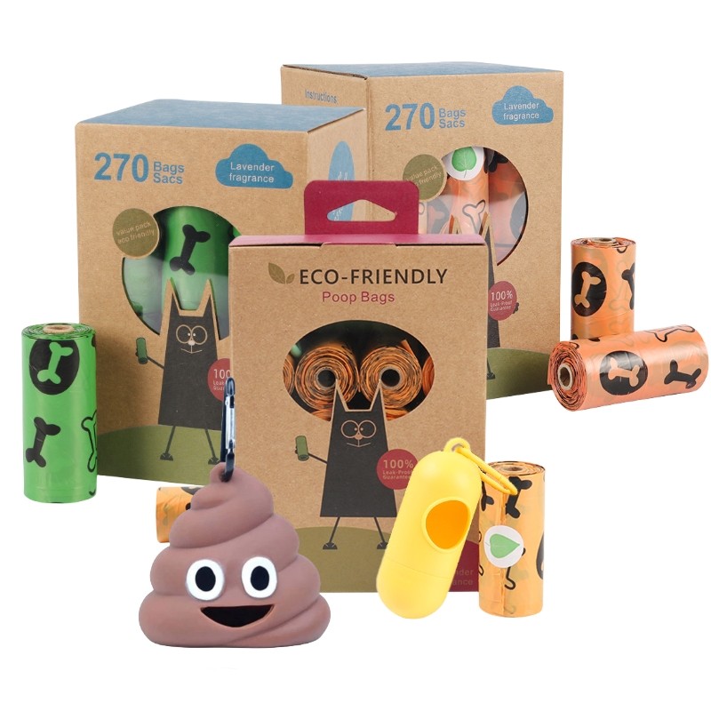 Poop Bag Holder Supplier - Eco-Friendly Cornstarch Biodegradable Scooper