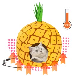 Pet Sofa Manufacturer - Fleeced Sleep Sofa Hideout Banana Shaped Cushion