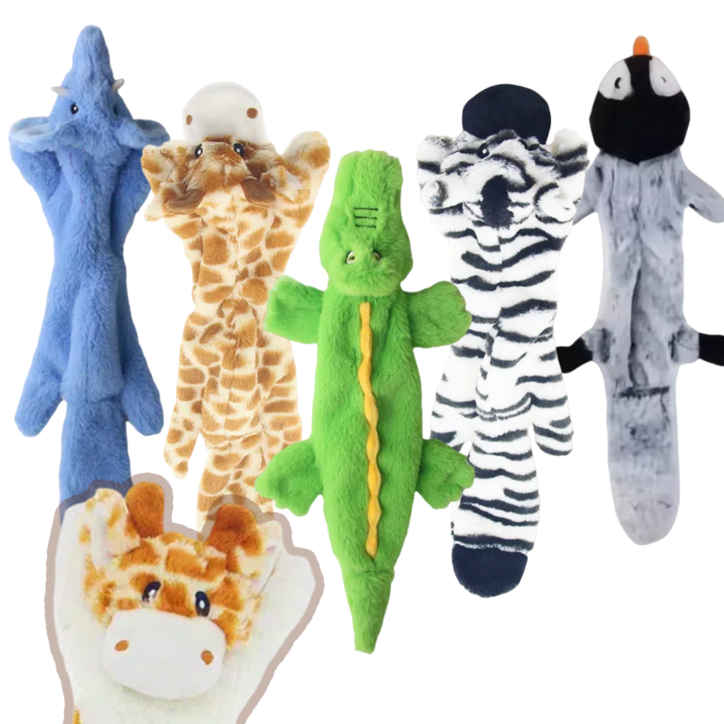 Unstuffed Dog Toys Factory - Crinkle Paper Squeaky Hunting Dogs Wholesale