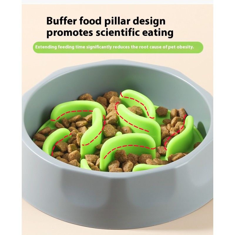 Pet Bowl Supplier - Durable Silicone Slow Feeder Portable Style
