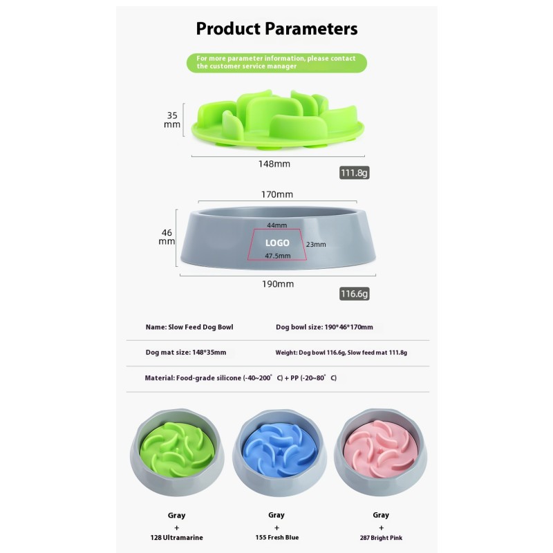 Pet Bowl Supplier - Durable Silicone Slow Feeder Portable Style