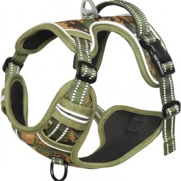 Double Pet Leash Supplier - Long Collar Tactical Nylon Training D Ring