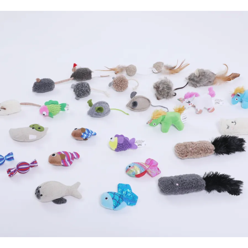 Cat Toy Supplier - Small Fish Interactive Assorted Color