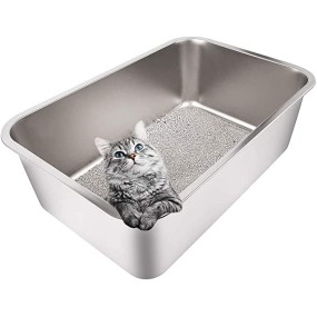 Cat Litter Pan Supplier - Stainless Steel Metal Rustproof