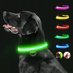 LED Dog Collar Manufacturer - Adjustable Flash Rechargeable Reflective