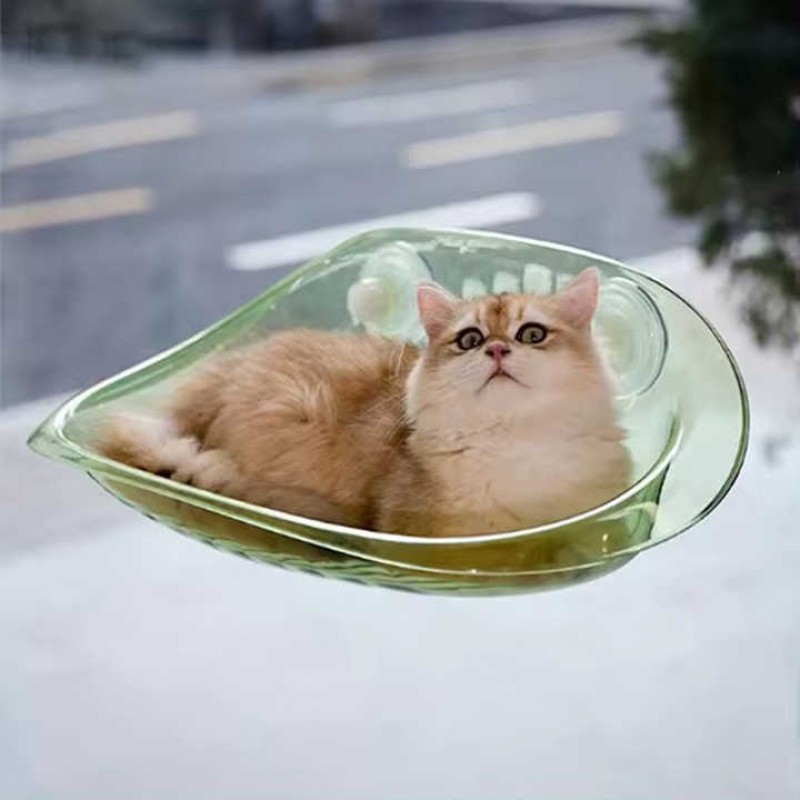 Cat Hammock Supplier - Transparent Window Perch Easy-Clean Space-Saving