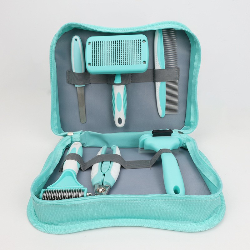 Pet Care Kit Supplier - Detangling Comb Nail Clipper File Essential Supplies
