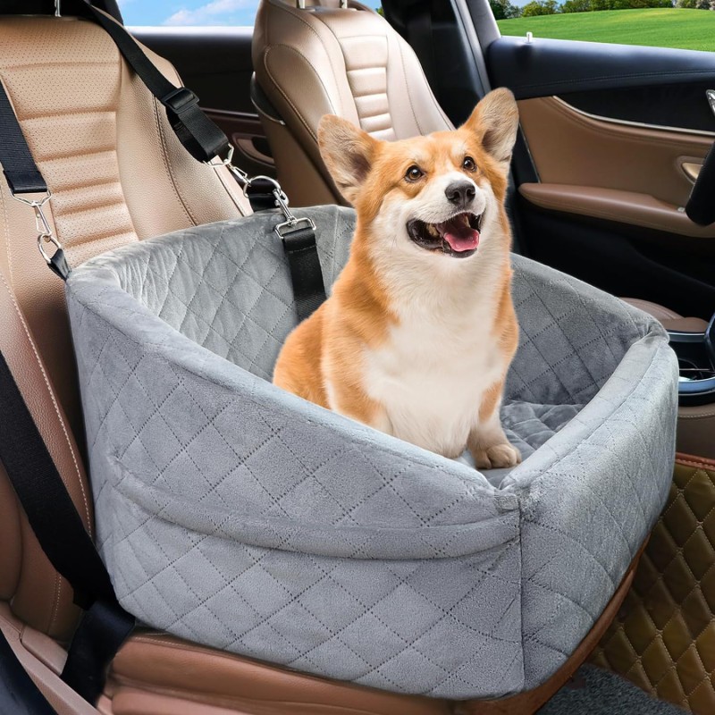 Dog Car Seat Supplier - Detachable Washable Oxford Bed Safety Belt