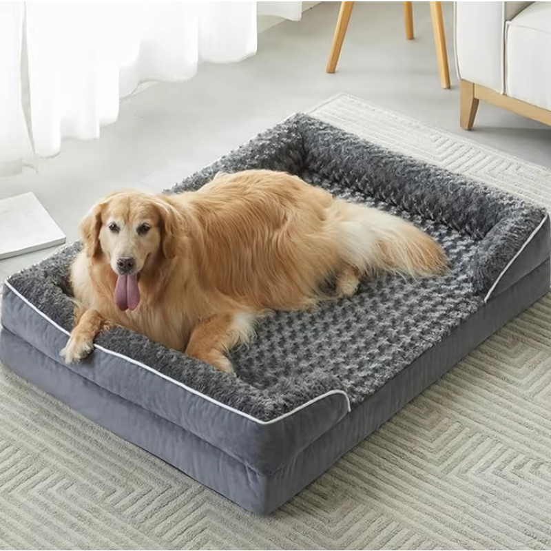 Dog Bed Supplier - Extra Large Cooling Gel Memory Foam Chew Proof