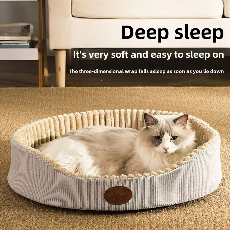 Pet Bed Supplier - High-End Customized Breathable Faux Fur High-Density