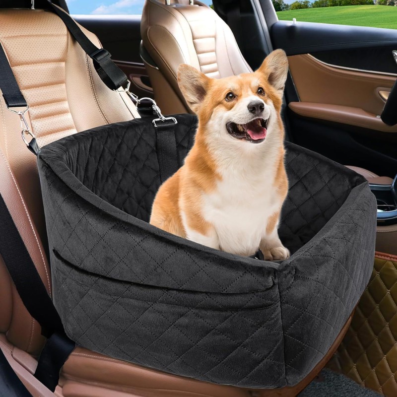 Dog Car Seat Supplier - Detachable Washable Oxford Bed Safety Belt