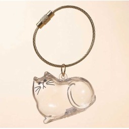 Pet Memorial Keychain Supplier - Custom Plastic Keepsake with Hair Fur