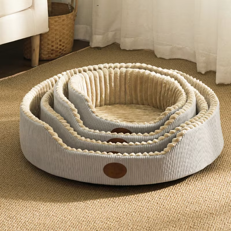 Pet Bed Supplier - High-End Customized Breathable Faux Fur High-Density