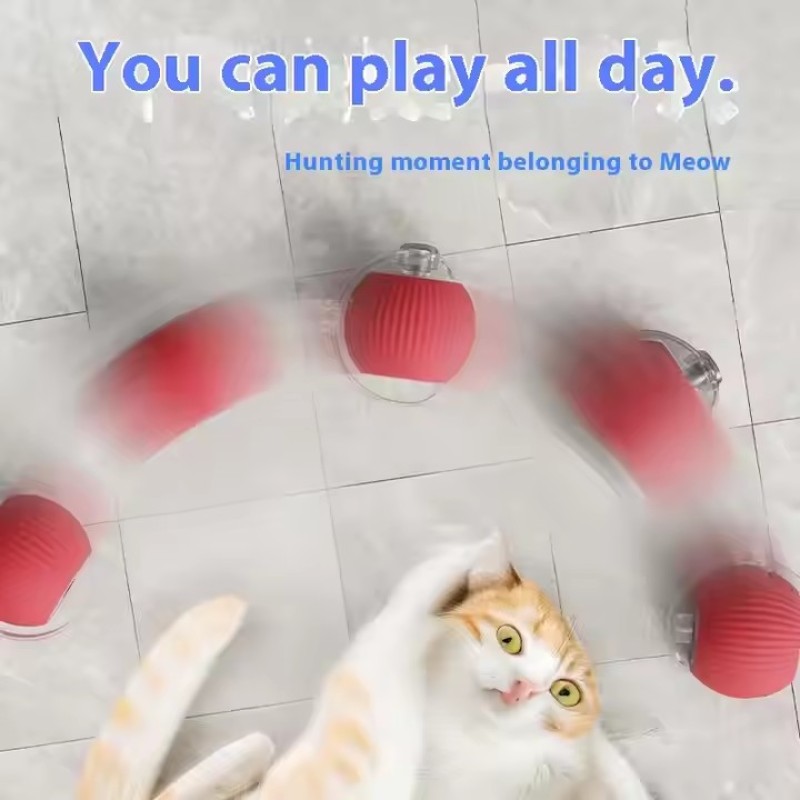 Smart Cat Toys Supplier - Interactive Rolling Carpet Indestructable Tail