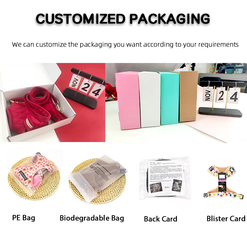 Pet Accessories Factory - Premium No Pull Harness Poop Bag Holder