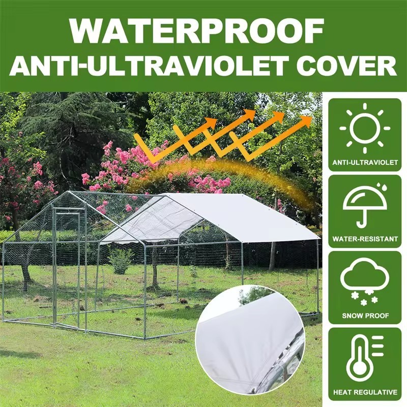 Pet Cage Supplier - Outdoor Large Metal Chicken Coop Walk-in Enclosure