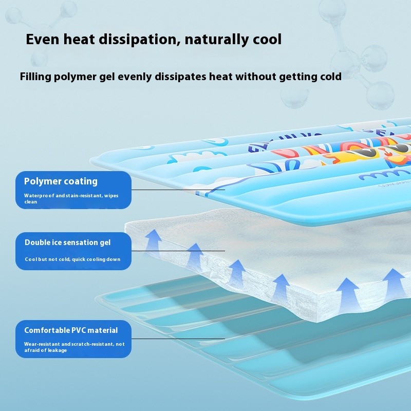 Pet Cooling Mat Supplier - Gel-Filled Non-Toxic Waterproof Chew-Proof