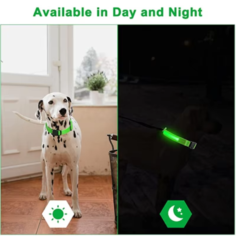 LED Dog Collar Manufacturer - Adjustable Flash Rechargeable Reflective