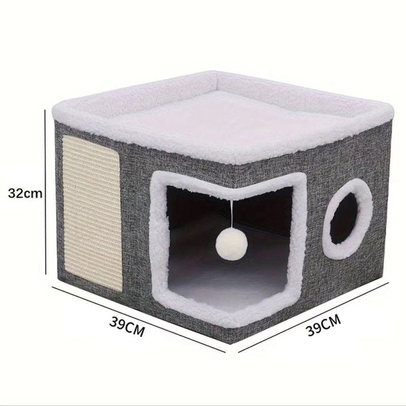 Cat House Supplier - Wholesale Custom Double Storey Cottage