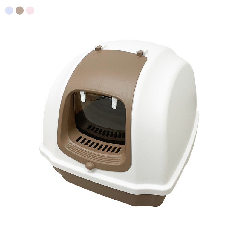 Cat Litter Toilet Factory - Large Capacity Mesh Pedal Flip Top