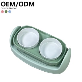 Pet Water Bowl Supplier - Multi-angle Adjustable ABS Locking