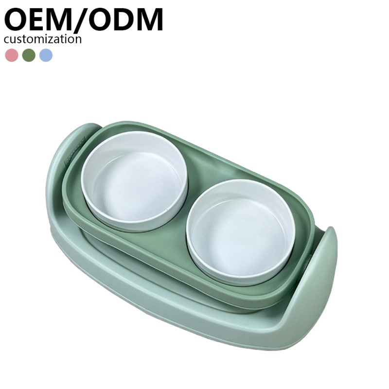 Pet Water Bowl Supplier - Multi-angle Adjustable ABS Locking