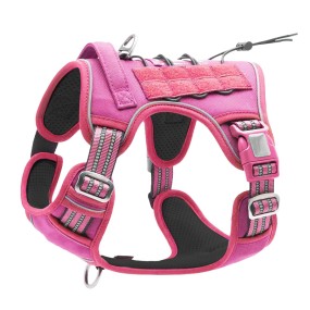 Dog Harness Supplier - Custom Logo Nylon Tactical No Pull