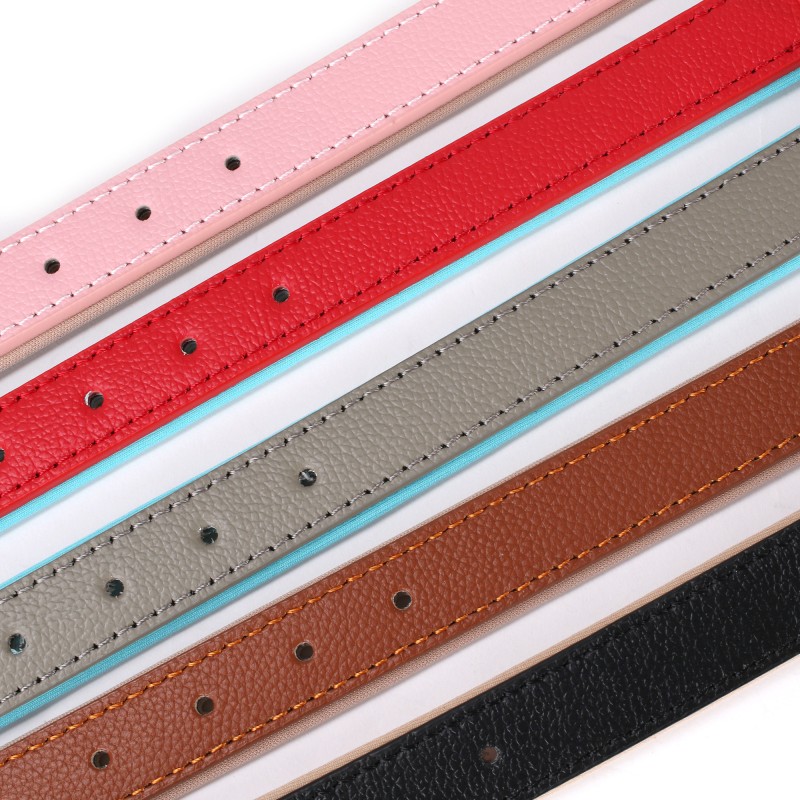 Dog Collar Supplier - Leather Lychee Grain Adjustable Cowhide
