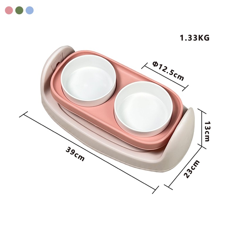 Pet Water Bowl Supplier - Multi-angle Adjustable ABS Locking