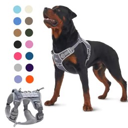 Dog Harness Manufacturer - Tactical Reflective Nylon No Pull