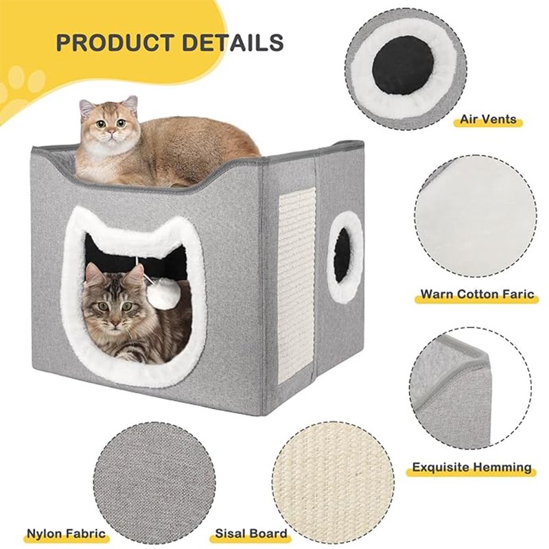 Cat Nest Factory - High Quality Linen Double Layer Anti-Scratch
