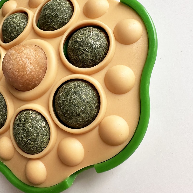 Catnip Ball Toy Supplier - Seven Balls Candy Lotus Teeth