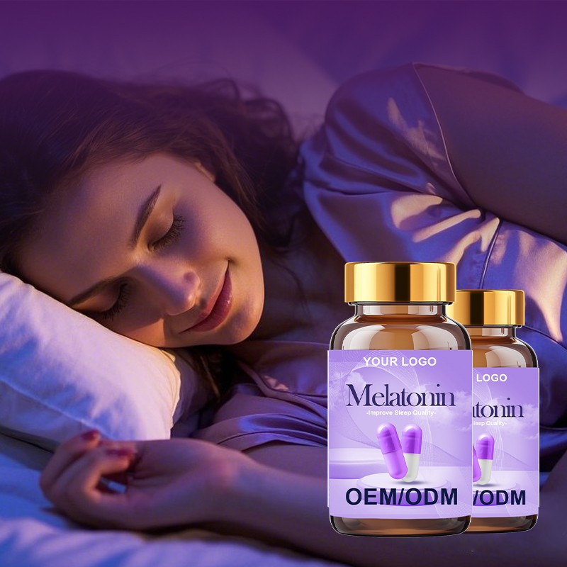 Sleep Aid Capsules Factory - Melatonin Magnesium Glycinate Ashwagandha Supplement