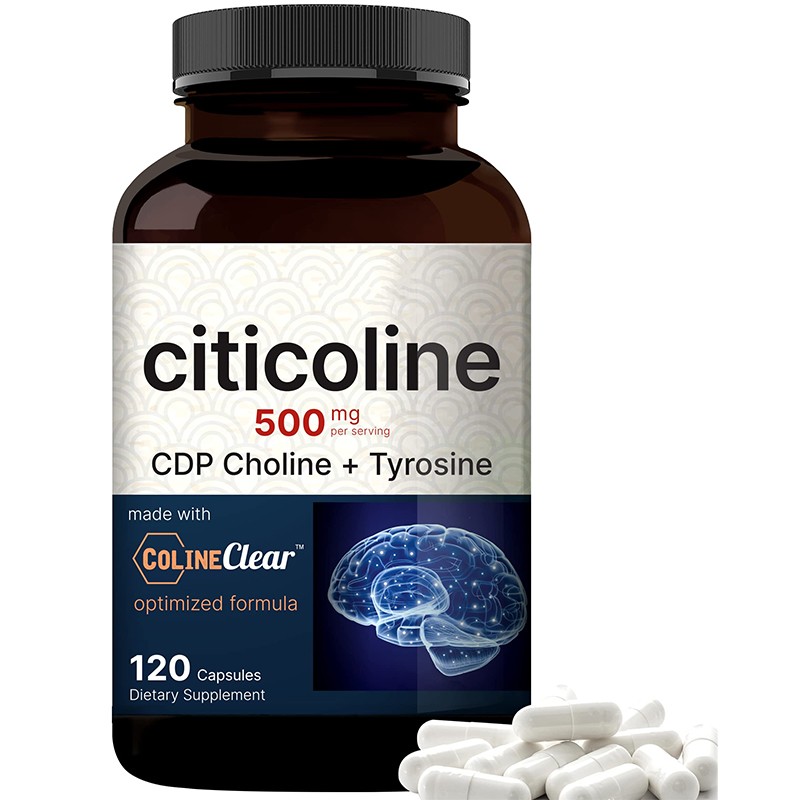 Citicoline Supplement Manufacturer - Brain Health CDP-Choline Capsules Not for Pregnant